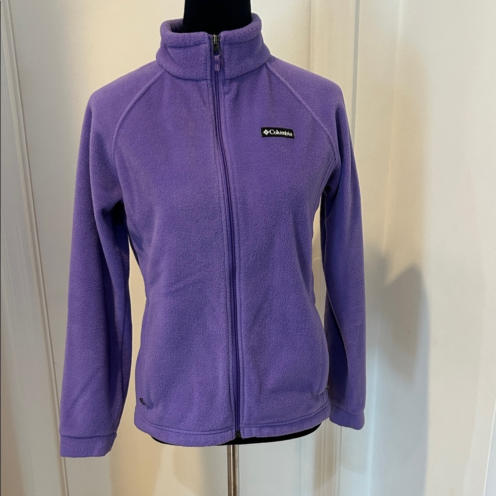 Columbia Violet Full-Zip Fleece Jacket/ NEVER WORN